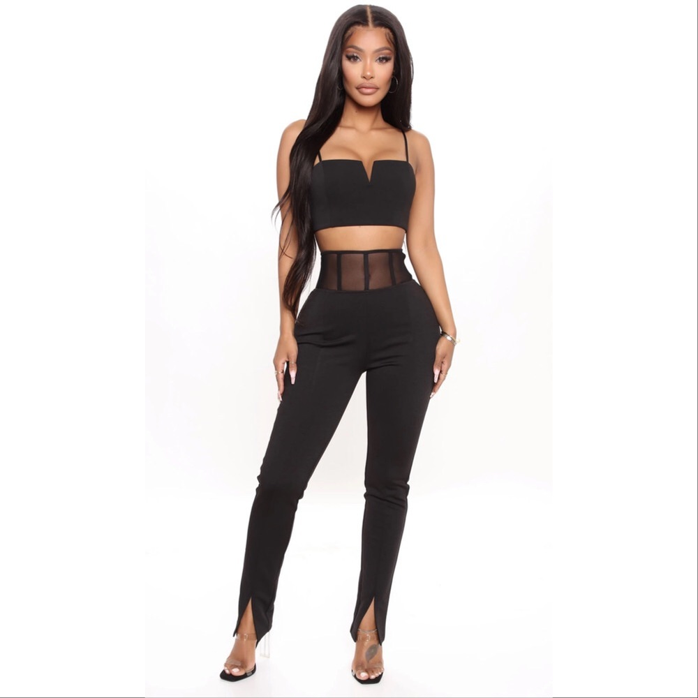 Fashion Nova Girls Night Out Corset Pant Legging